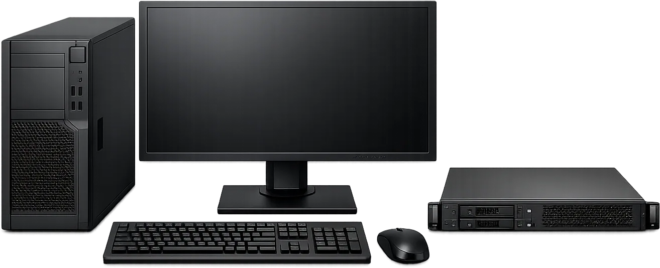 desmontaje de equipos informáticos en madrid — equipo informático de oficina