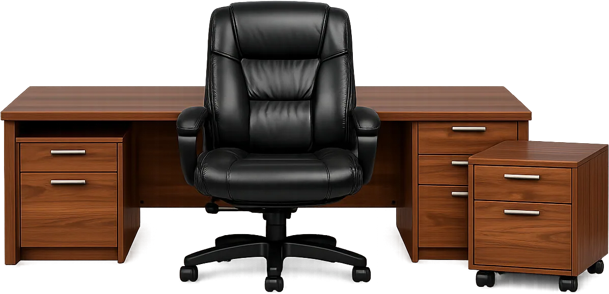 retirada de mobiliario en madrid — mesa de oficina, silla y cajonera