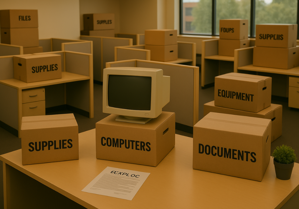 Clasificación de enseres corporativos