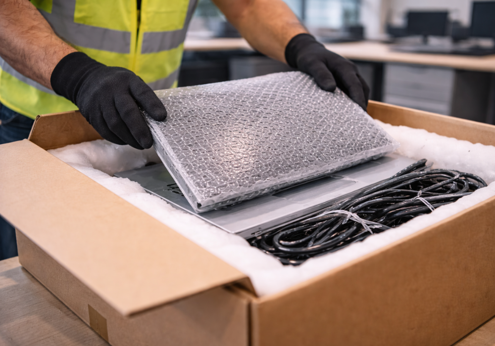 embalaje de portátiles