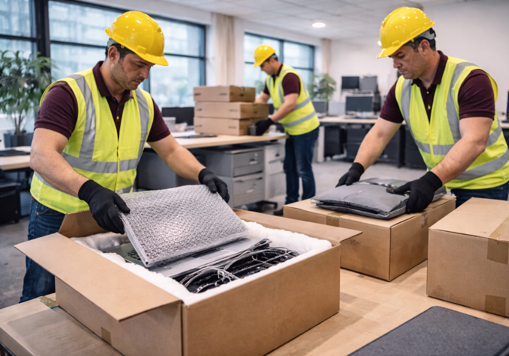embalaje de portátiles