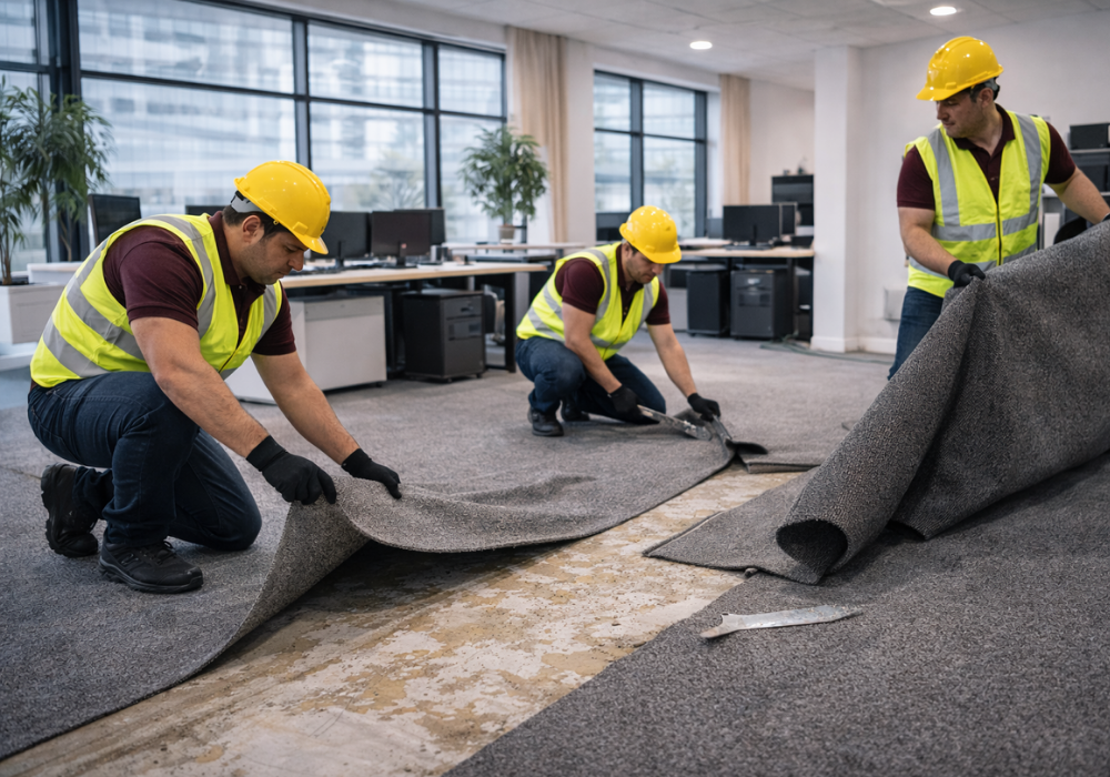 recogida de moquetas