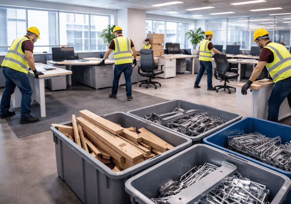 reciclaje de mobiliario empresarial