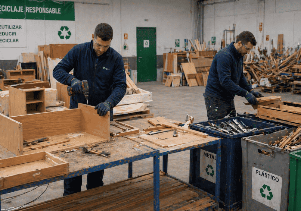 reciclaje de mobiliario de madera
