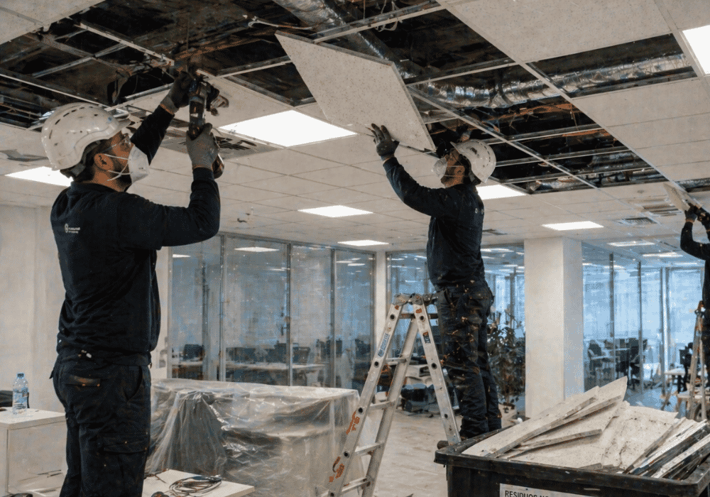 retirada de falsos techos desmontables retirada de falsos techos desmontables