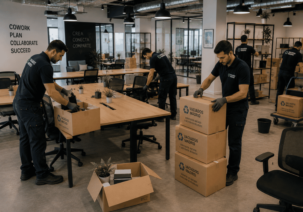 vaciado de coworking