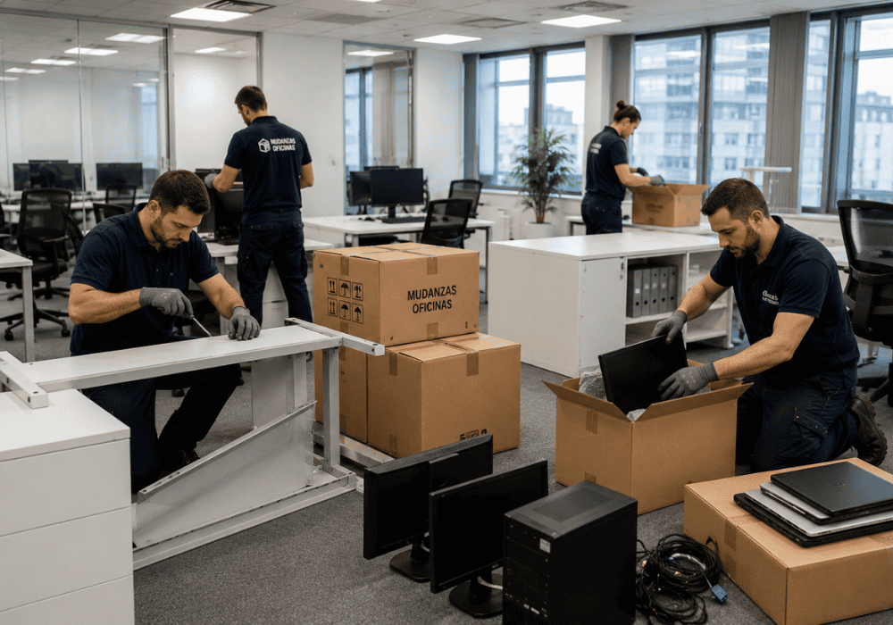 vaciado de oficinas por traslado