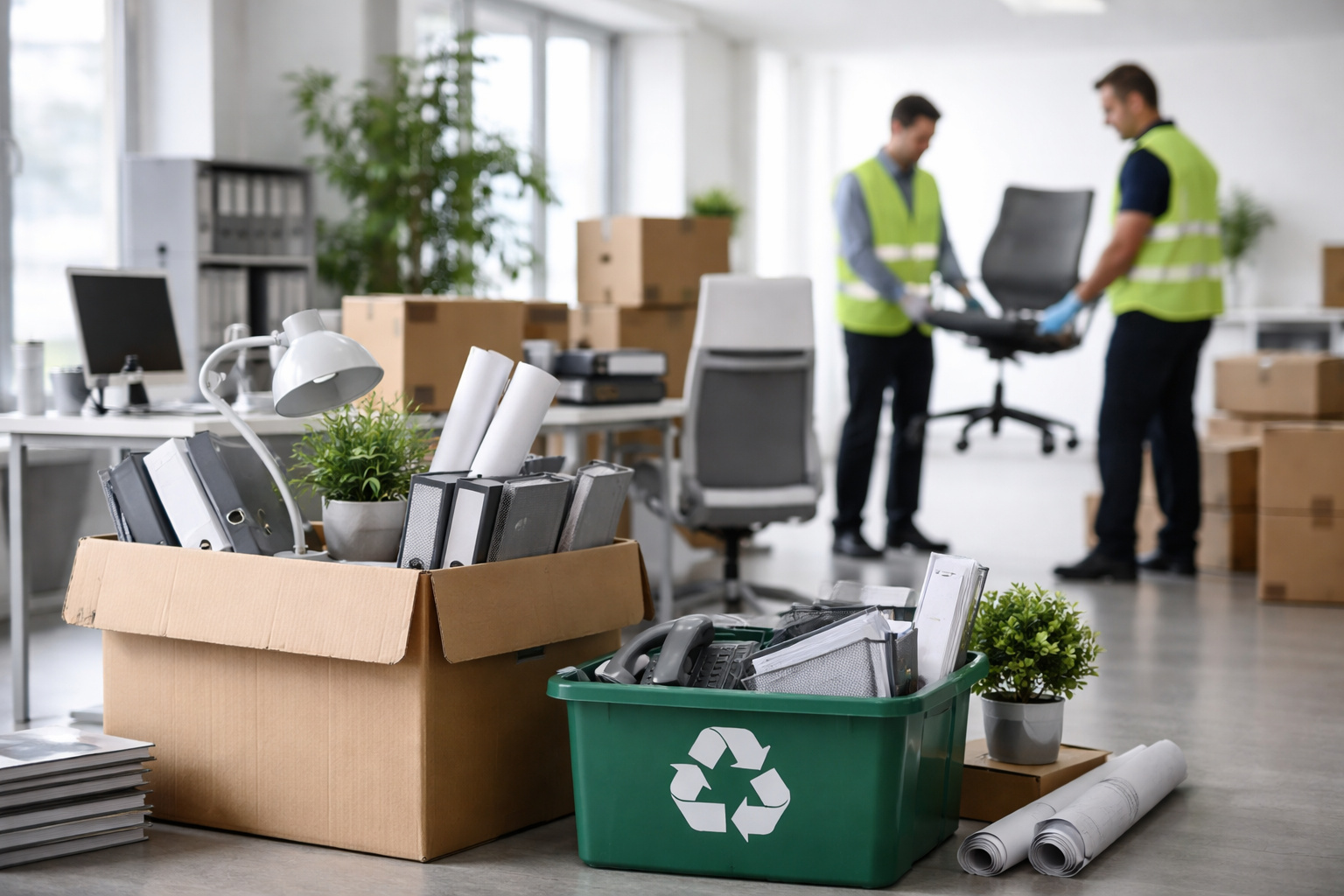reciclaje de mobiliario de oficina