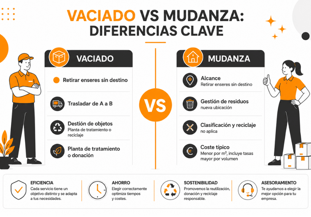diferencia entre vaciado y mudanza diferencia entre vaciado y mudanza