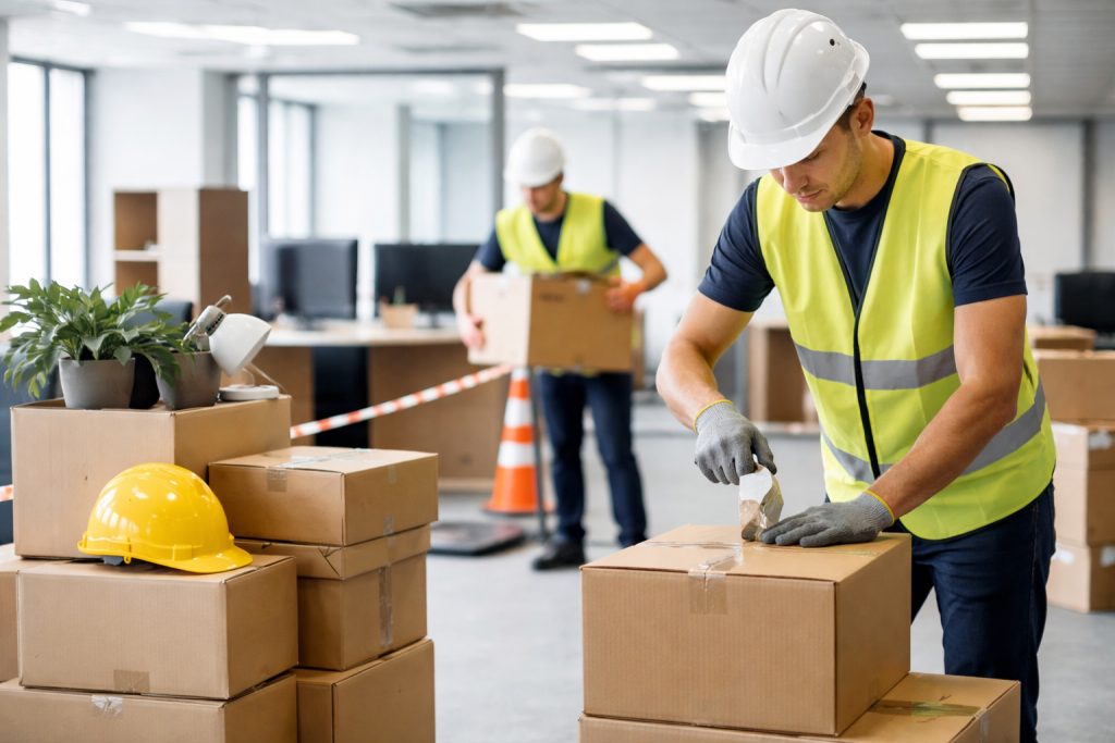 Prevención de riesgos laborales en un vaciado de oficinas