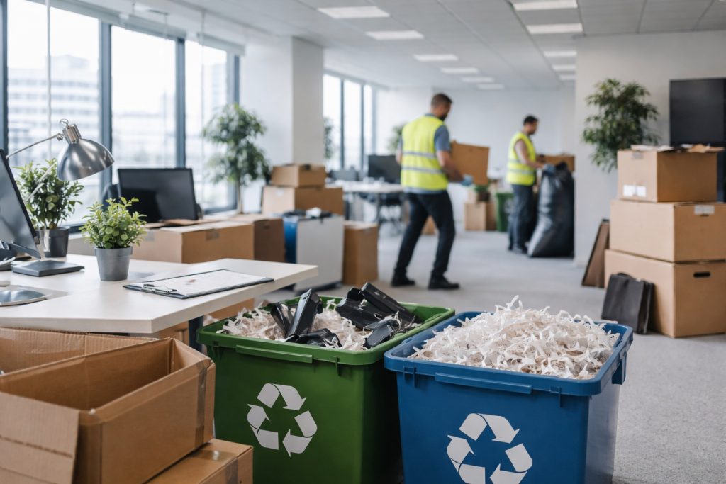 Normativa de residuos en vaciados de oficinas