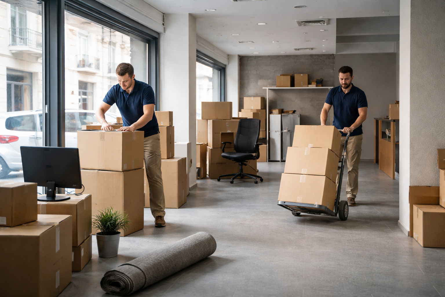 vaciar un local comercial tras un traspaso