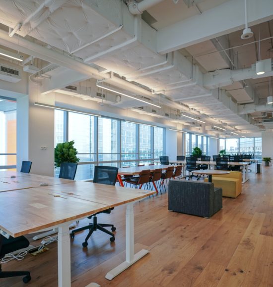 Interior,Of,Modern,Empty,Office,Building.open,Ceiling,Design.